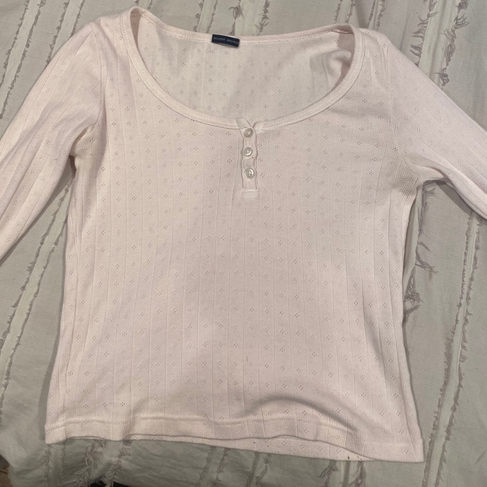 Pink brandy melville Long sleeve